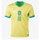 Brazilia Rodrygo Goes #10 Tricou Fotbal Replică Copa America 2024 Barbati Acasa